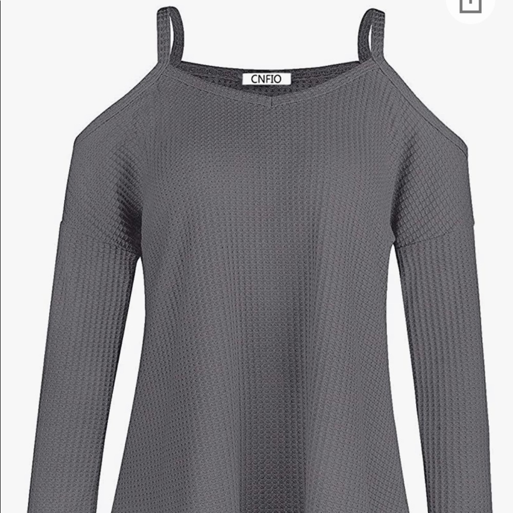 Cold Shoulder Top - Picture 2 of 5